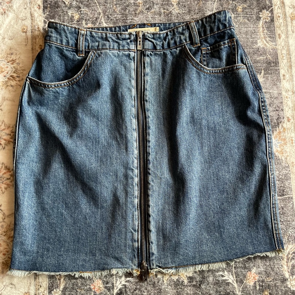 Avec Les Filles Jean Skirt